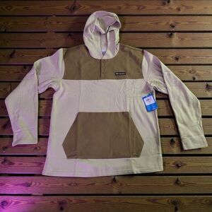 Columbia Men’s Pitchstone Overlay Hoodie Snap Front Casual Pullover